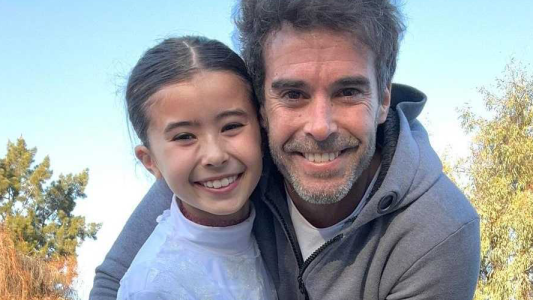 Nicolás Cabré le dedicó un video emotivo a su hija Rufina por su cumpleaños