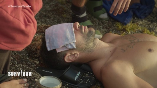 Juan Pablo fue atendido de urgencia por un médico a causa del agotamiento