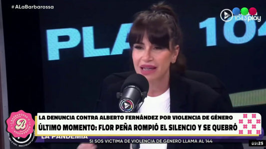 Florencia Peña rompió el silencio y habló sobre Alberto Fernández