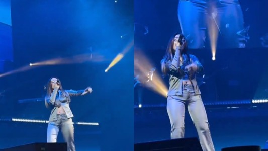 Nicki Nicole sorprendió a sus fanáticos al cantar un verso inédito