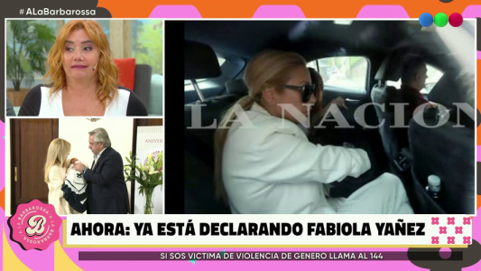 Las imágenes de Fabiola Yañez declarando en España