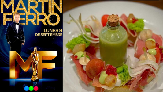 Santiago Del Moro presentó el menú de la ceremonia de los Martín Fierro