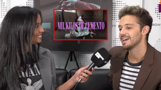 Ruggero presento su nuevo single: “Mil kilos de cemento”