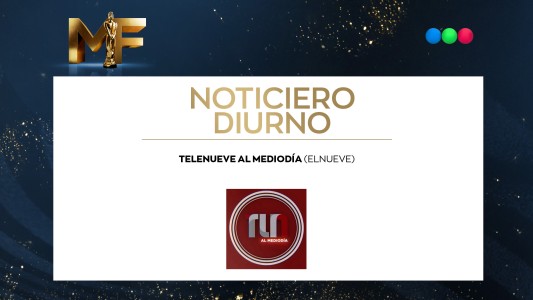 Telenueve al mediodía, mejor noticiero diurno