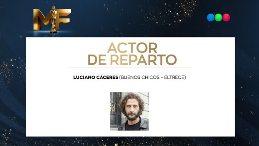 Luciano Cáceres, mejor actor de reparto