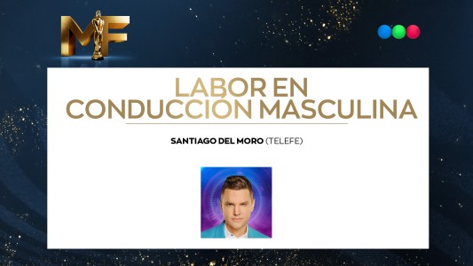 Santiago del Moro, mejor labor en conducción masculina