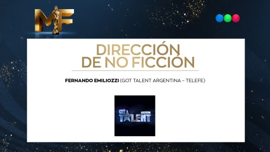 Fernando Emiliozzi, mejor dirección de no ficción