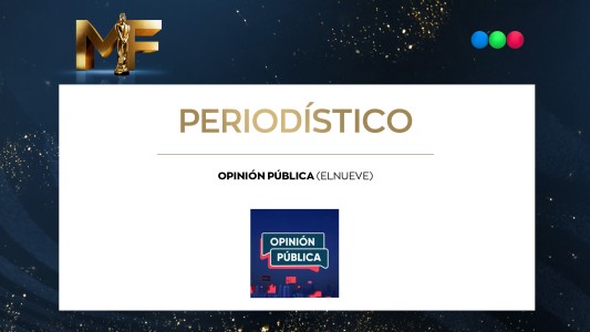 Opinión Pública, mejor programa periodístico