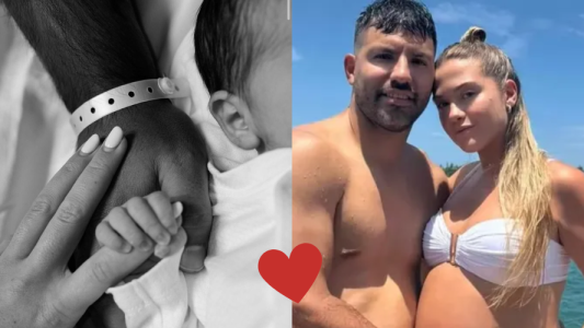 Nacio la hija del Kun Aguero y Sofia Calzetti: asi fueron las primeras horas de vida de Olivia