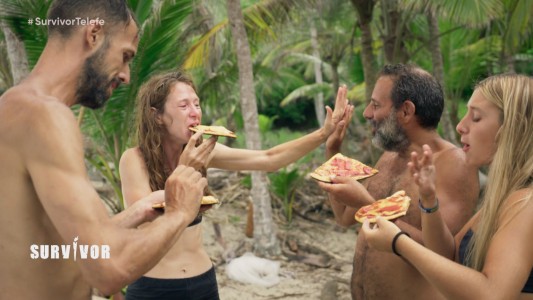 La pizza despertó el hambre y el egoísmo de ambas partes de la tribu