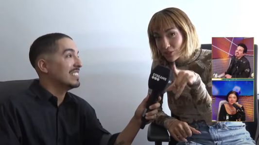 Nachito Elizalde entró al camarín de María Becerra en el Streaming de Susana