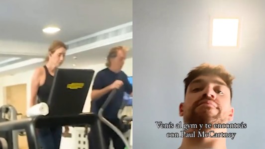 Un argentino se cruzó a Paul McCartney en el gimnasio