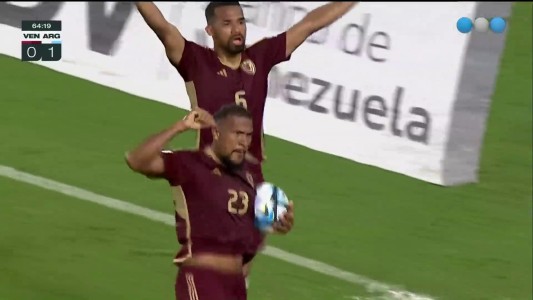 Venezuela-Argentina: Rondón hizo el 1-1 con un cabezazo inalcanzable para Rulli