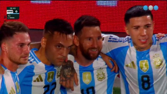 ¡Gol argentino! Lautaro presionó y Messi no perdonó - Argentina vs. Bolivia
