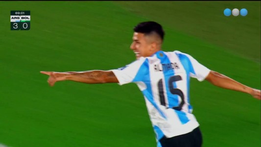 ¡Golazo de Thiago Almada para el 4-0! Argentina vs. Bolivia