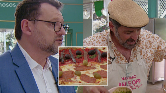 Christophe Kryonis se indignó por la pizza con colorante de Mariano Iúdica