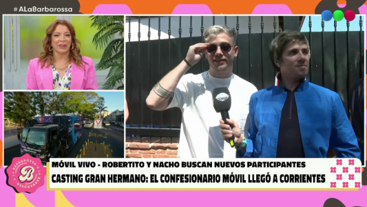 Robertito Funes y Nacho Castañares en vivo desde el casting de Gran Hermano en Corrientes