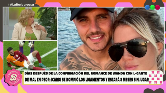 El mal momento de Mauro Icardi: divorcio millonario en puerta y una lesión en los ligamentos