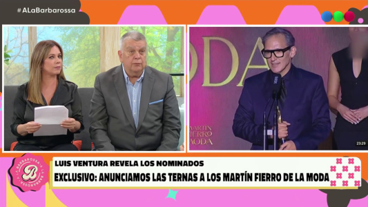 Luis Ventura anunció los nominados a las ternas de los premios Martín Fierro de Moda 2024