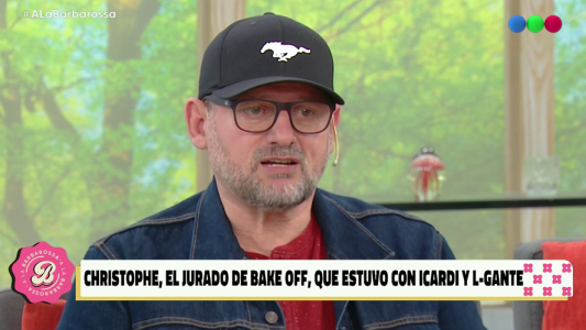 Christophe, el jurado de Bake Off se refirió a Icardi y L-Gante