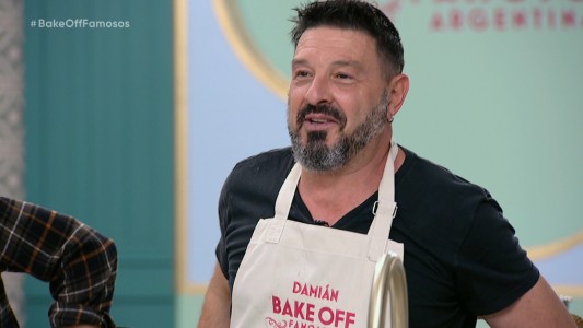Damián de Santo la rompió en el comienzo del segundo repechaje y vuelve a Bake Off Famosos