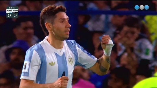 Montiel estuvo cerca del gol con un taco - Argentina vs. Perú - Eliminatorias Sudamericanas 2026