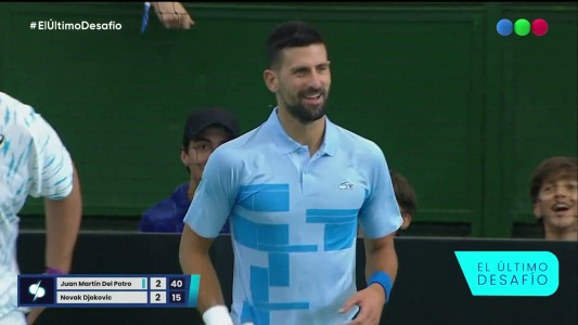 "Saque, derecha... No pierdes nunca", el reconocimiento de Djokovic ante los servicios de Del Potro
