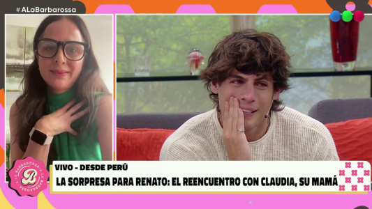Renato abre su corazón y se reencuentra con su mamá