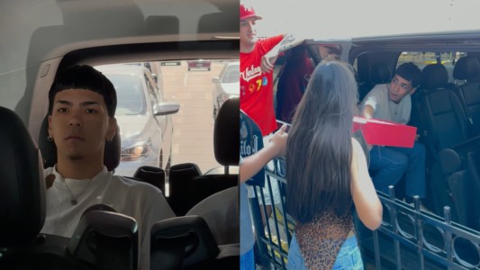 Capo total: Milo J repartió regalitos navideños entre sus fanáticos