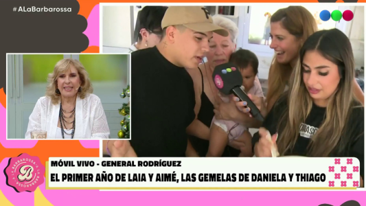 La intimidad del año nuevo que pasaron Daniela Celis y Thiago Medina junto a sus gemelas