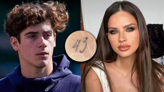 La China Suárez se tatuó un "43" por Franco Colapinto y luego se tapó el tatuaje