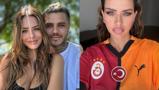 ¿Se van para Turquía juntos? La China Suárez posó con la camiseta del Galatasaray