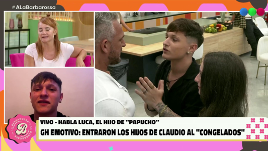 Luca, el hijo de "Papucho" habló en exclusiva sobre su entrada en el congelados