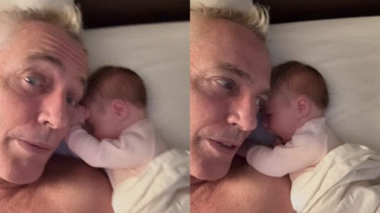 Milenka cumplió su primer mes y pronto viajará a la Argentina para conocer a Mirko