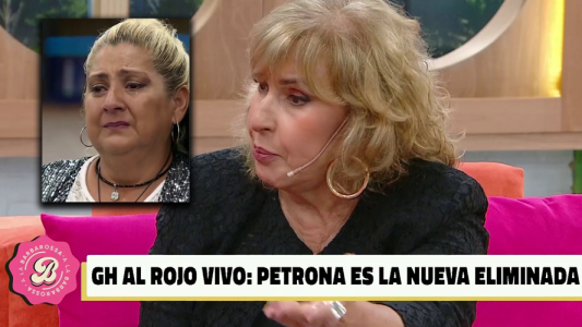 El disgusto de Georgina Barbarossa por la eliminación de Petrona