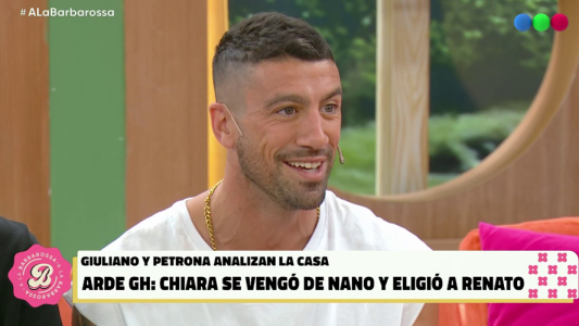 La palabra de Giuliano tras la venganza de Chiara al elegir a Renato