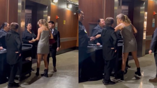 Salió a la luz un video de Taylor Swift repartiendo propinas en los Grammy
