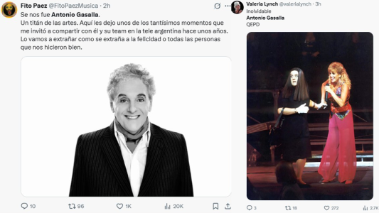 Los famosos rinden homenaje a Antonio Gasalla: conmovedoras palabras