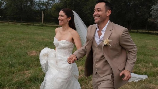 Luciano Pereyra se casó con Julia Rezzuto: el tierno mensaje que le dedicó el cantante a su mujer