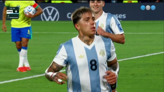 Más de 20 toques para el 2-0: golazo de Enzo Fernández - Argentina vs. Brasil - Eliminatorias 2026