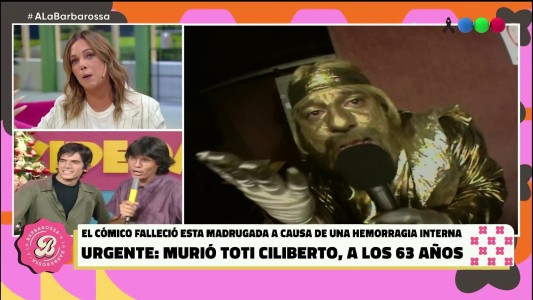 El adiós a Toti Ciliberto: el cómico falleció a los 63 años
