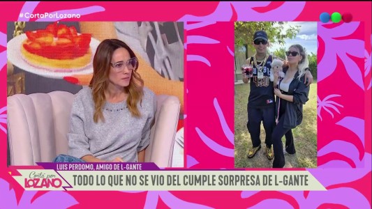 Todo lo que no se vió del festejo sorpresa por el cumpleaños de L-Gante