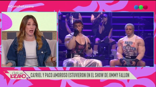 Ca7riel y Paco Amoroso presentaron "papota" en el show de jimmy fallow