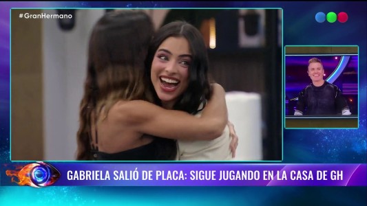 Gabriela se la agitó a Sandra en medio de sus festejos por salir de placa