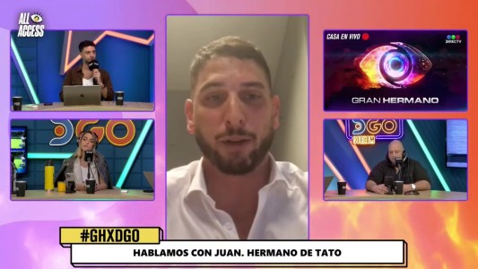 El hermano de Tato habló sobre la eliminación de Martina