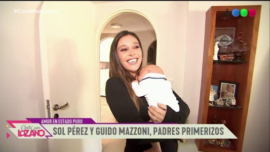 Sol Pérez y Guido presentaron a Marco, su hijo recién nacido