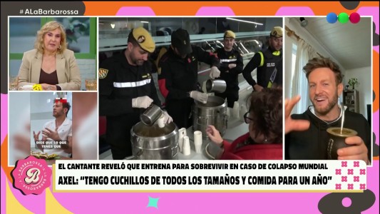 “Estoy preparado para sobrevivir a un colapso mundial”: Axel habló sobre la intimidad de su forma de vida