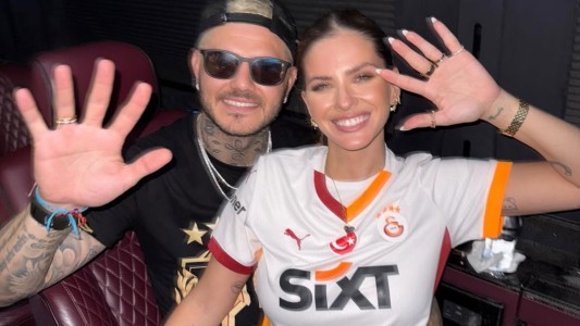 La China Suárez y sus hijos alentaron al Galatasaray junto a Mauro Icardi