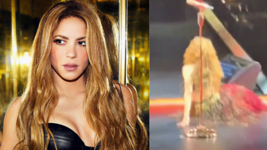 El accidente de Shakira en el escenario de Montreal: "De las caídas nadie se salva"