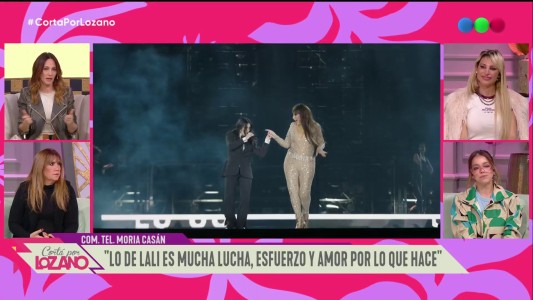 Moria Casan en exclusivo: "Lo de Lali es mucha lucha, esfuerzo y amor"